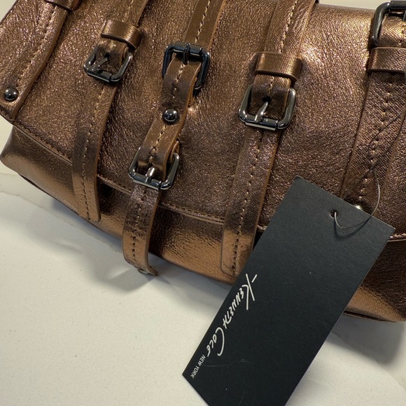 Kenneth Cole Metallic Brown/Bronze Ladies Purse - Picture 4 of 5